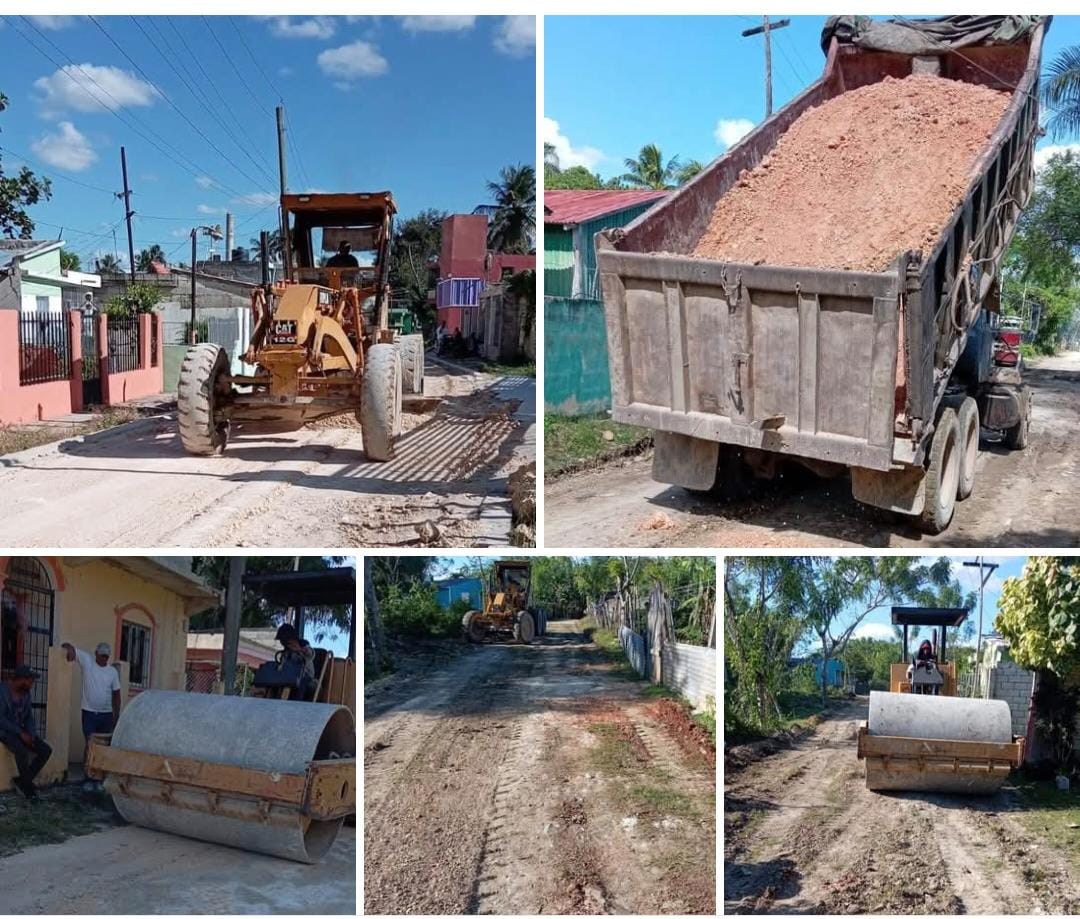 Encalichado de las calles que de una manera directa llegan a los sectores.