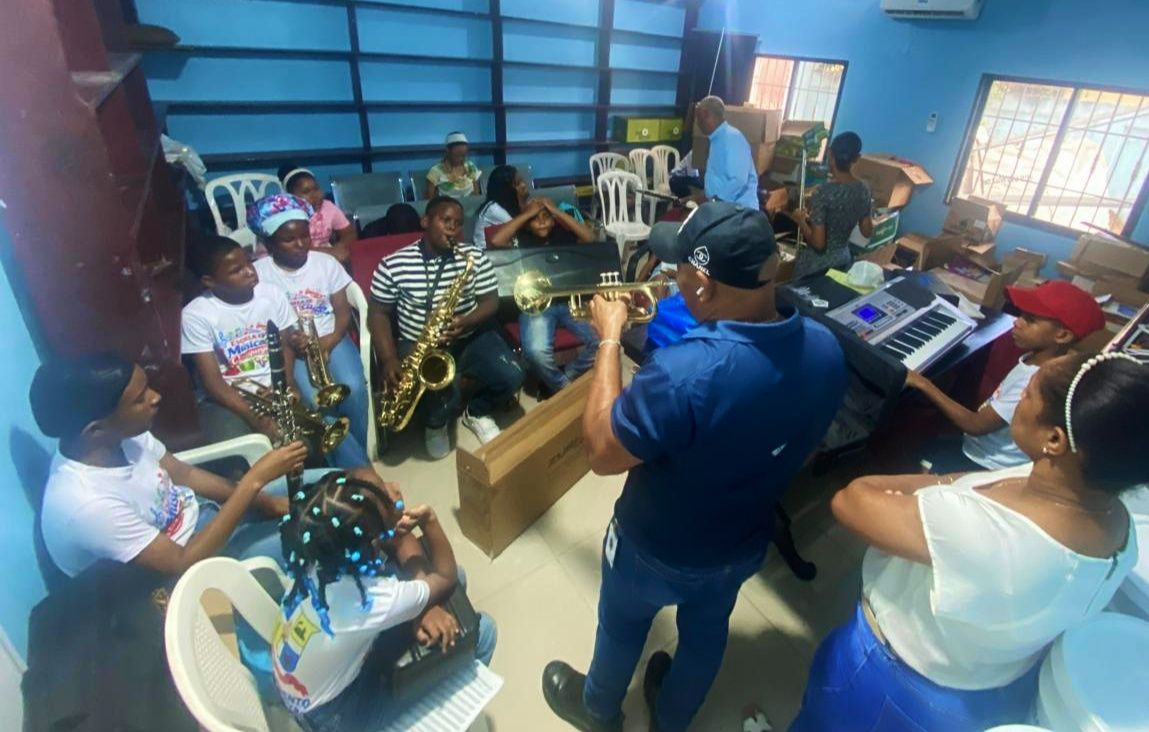 BANDA DE MUSICA ACTIVA EN QUISQUEYA